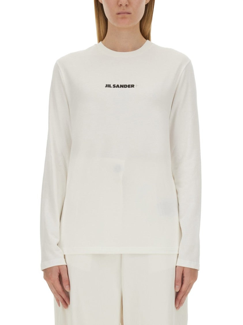 Jil Sander Long-Sleeved T-Shirt With Logo