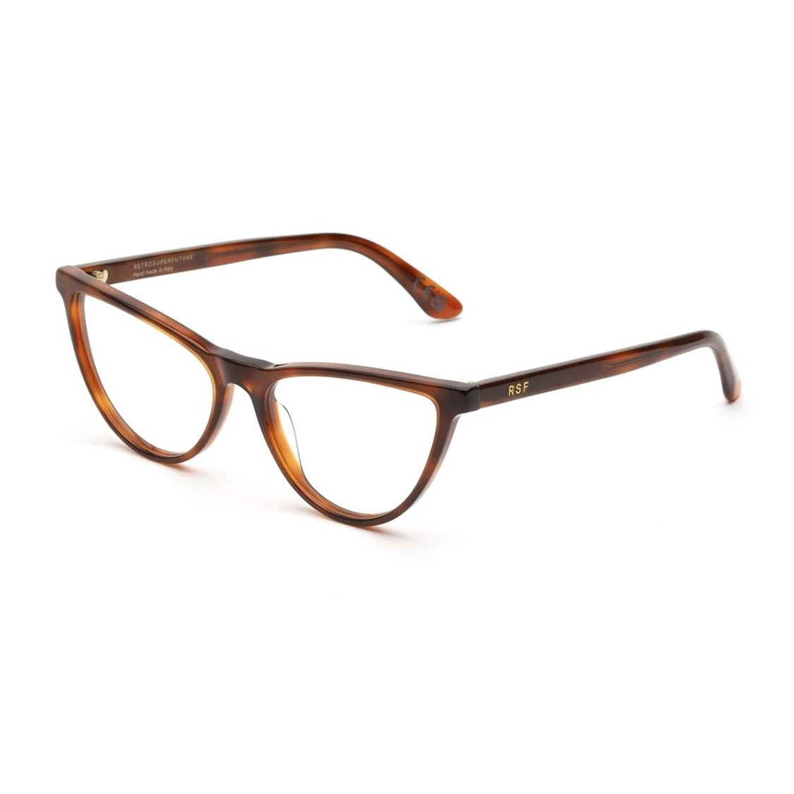 Retrosuperfuture Havana Numero 135 Acetate Sunglasses