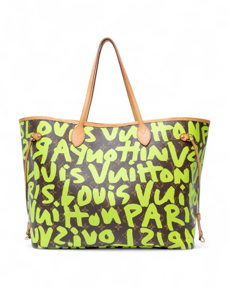 Louis Vuitton Neverfull Gm Tote In Limited Edition Graffiti Monogram