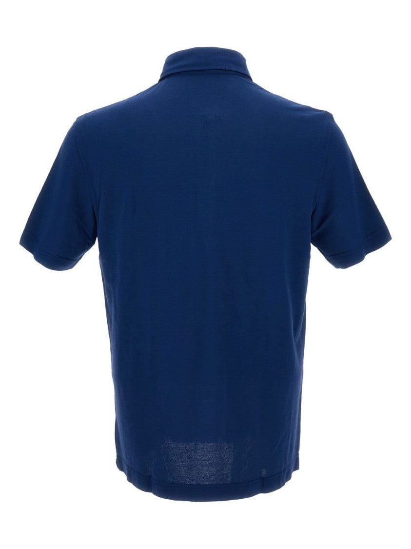 Drumohr Peach Orange Classic Logo Polo Shirt