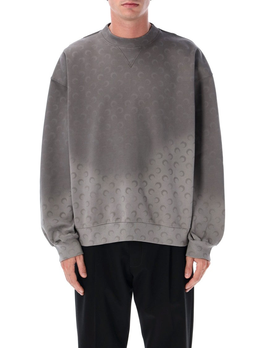 Marine Serre Moon Degrade Crewneck Sweatshirt
