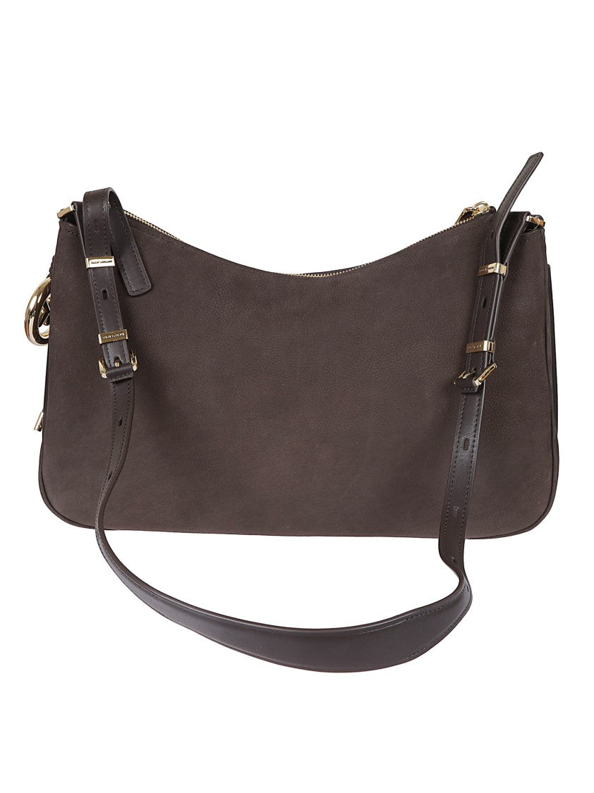 Michael Kors Nolita Chocolate Suede Tote Bag