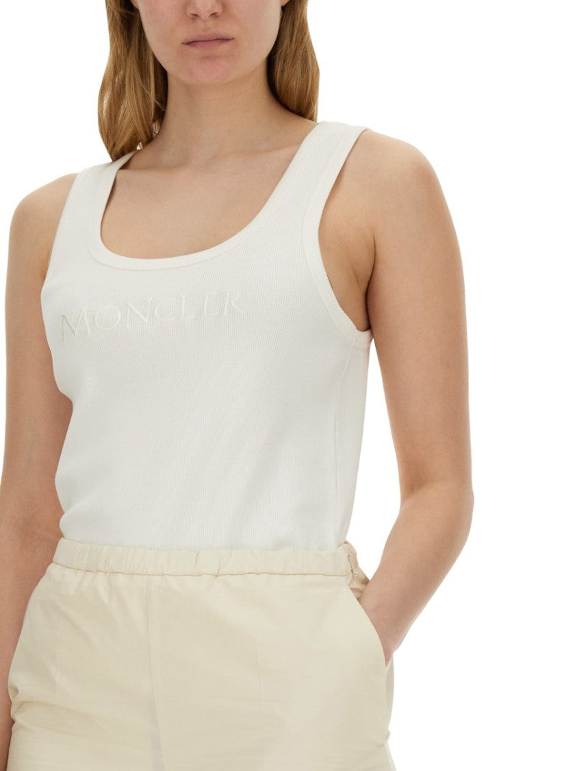 Moncler Sleek Slim Fit Top With Brand Logo