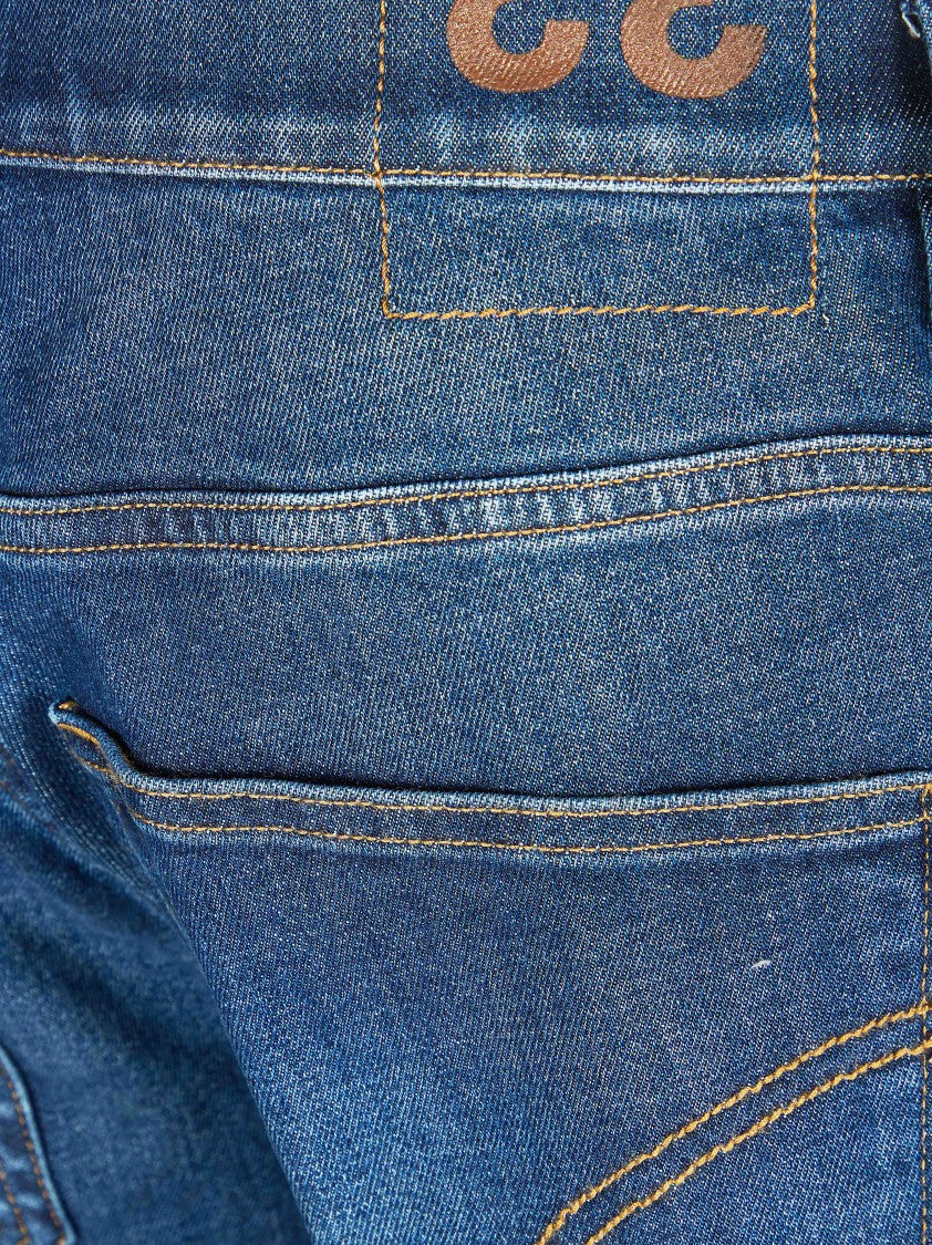 Dondup Brighton Sw Faded Whiskered Jeans