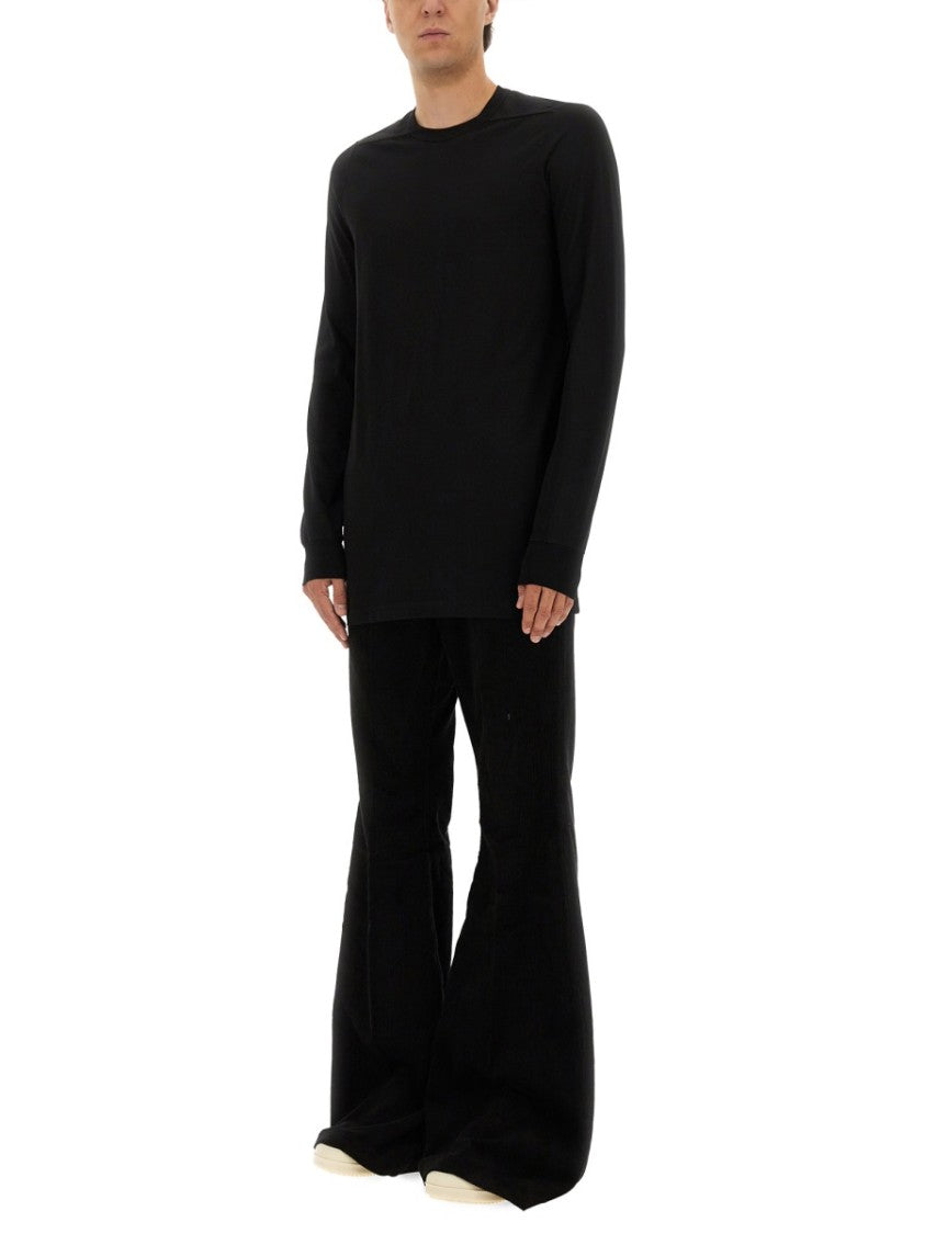 Rick Owens Black Long-Sleeved T-Shirt