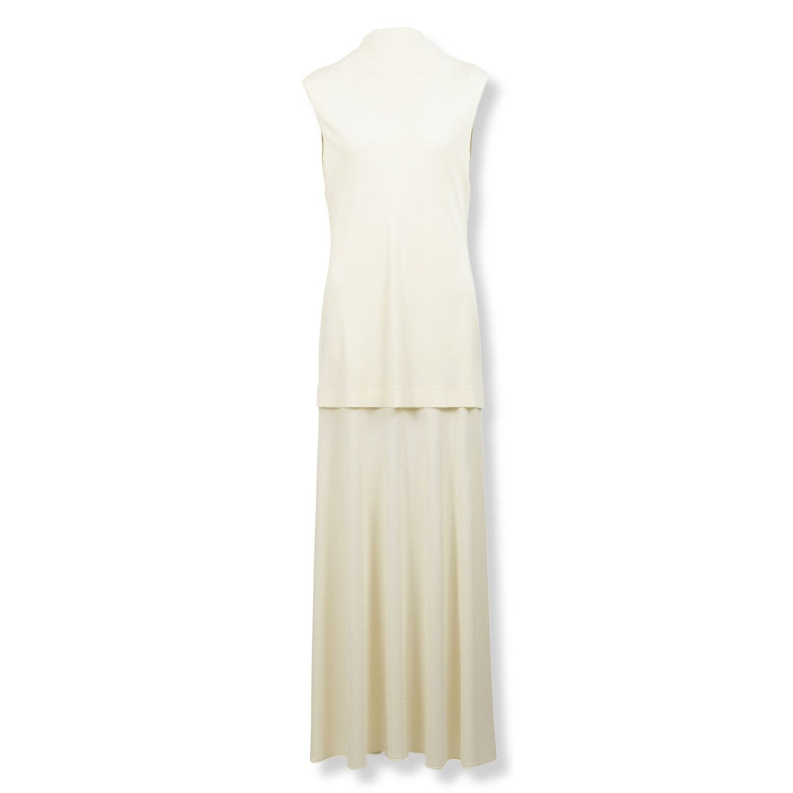 Jil Sander Sleeveless High-Neck Maxi Dress