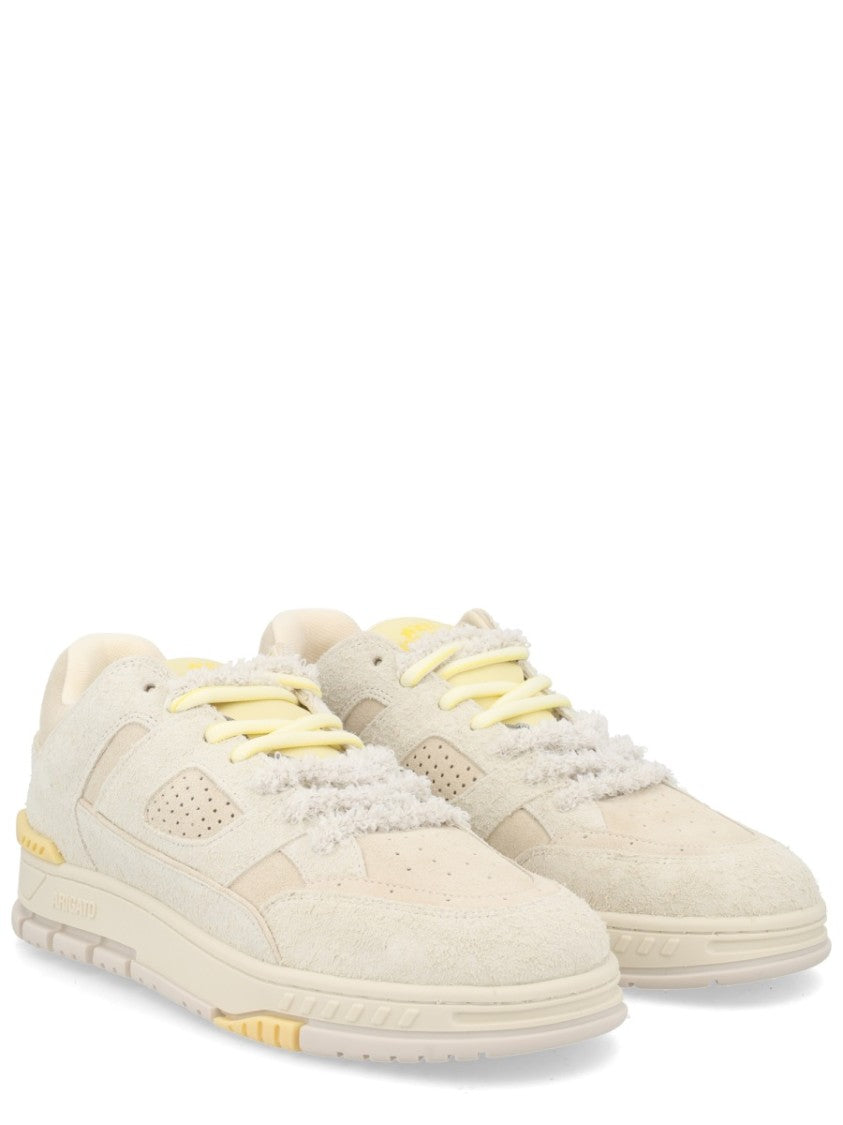 Axel Arigato Beige Area Lo Label Suede Sneakers