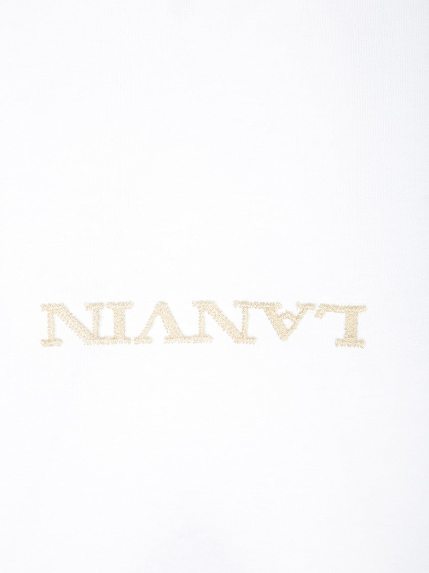 Lanvin Classic Crew Neck White T-Shirt