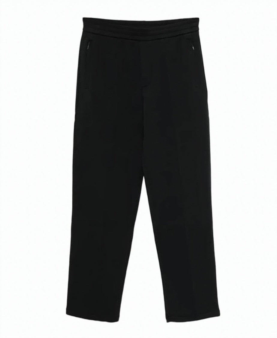 Emporio Armani Straight Technical Stretch Elastic Waist Trousers