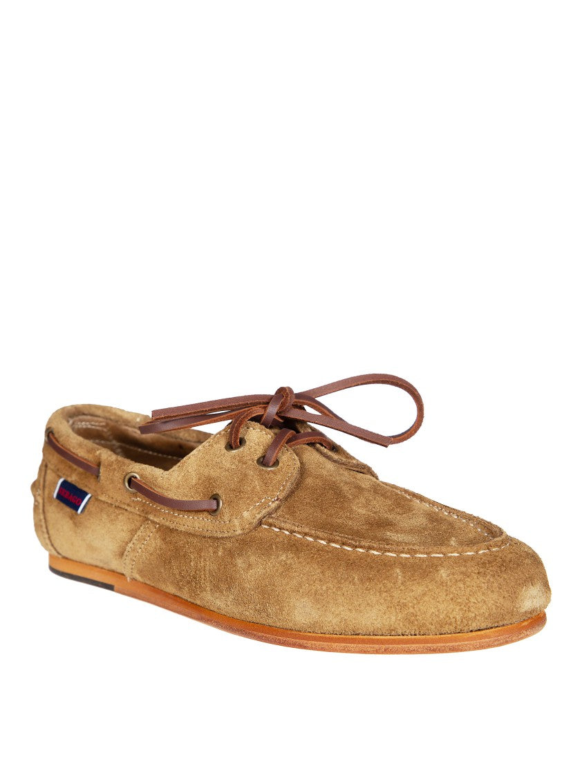 Sebago Soft Suede Owen Bow Detail Loafers