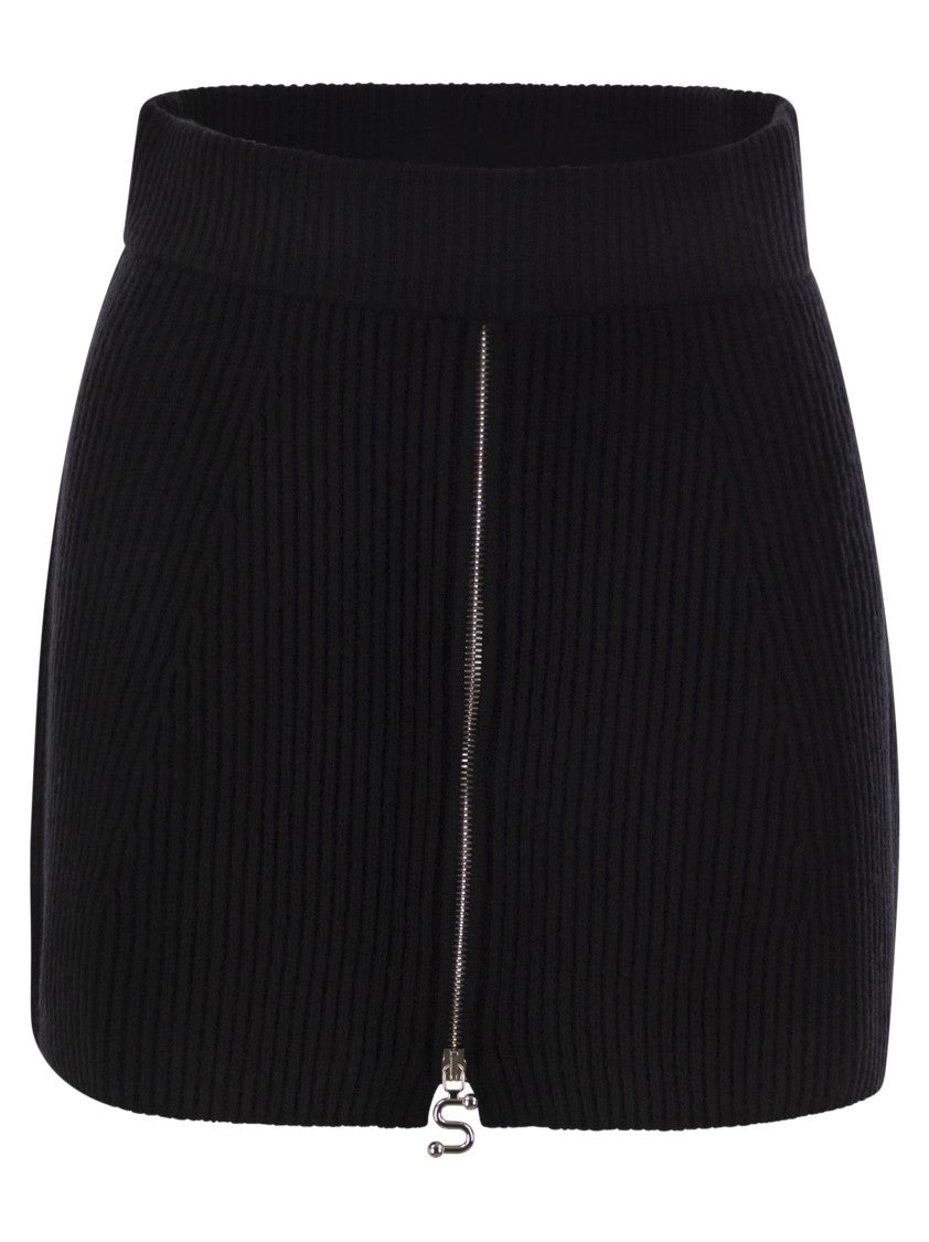 Sportmax Refolo - Wool And Cashmere Skirt