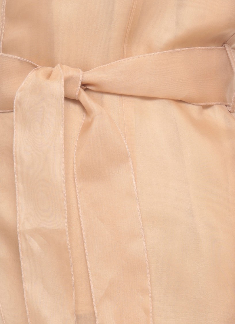Antonelli Firenze Beige Elia Silk Blazer
