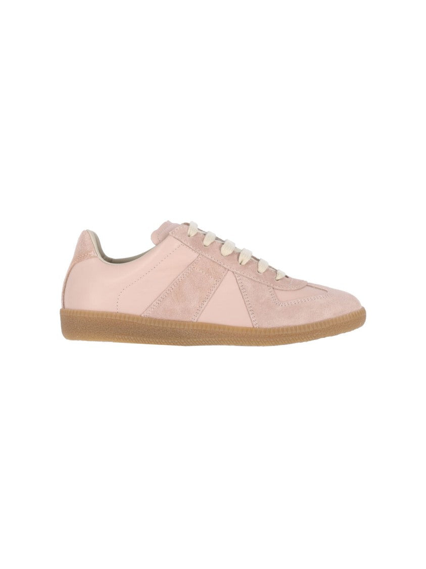 Maison Margiela Low-Top Sneakers With Suede Detail