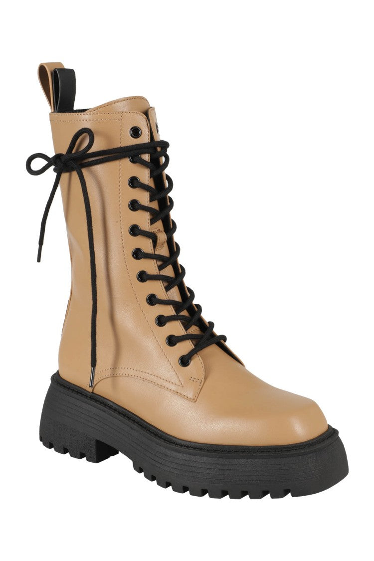 3Juin Black Leather Dede 020 Boots