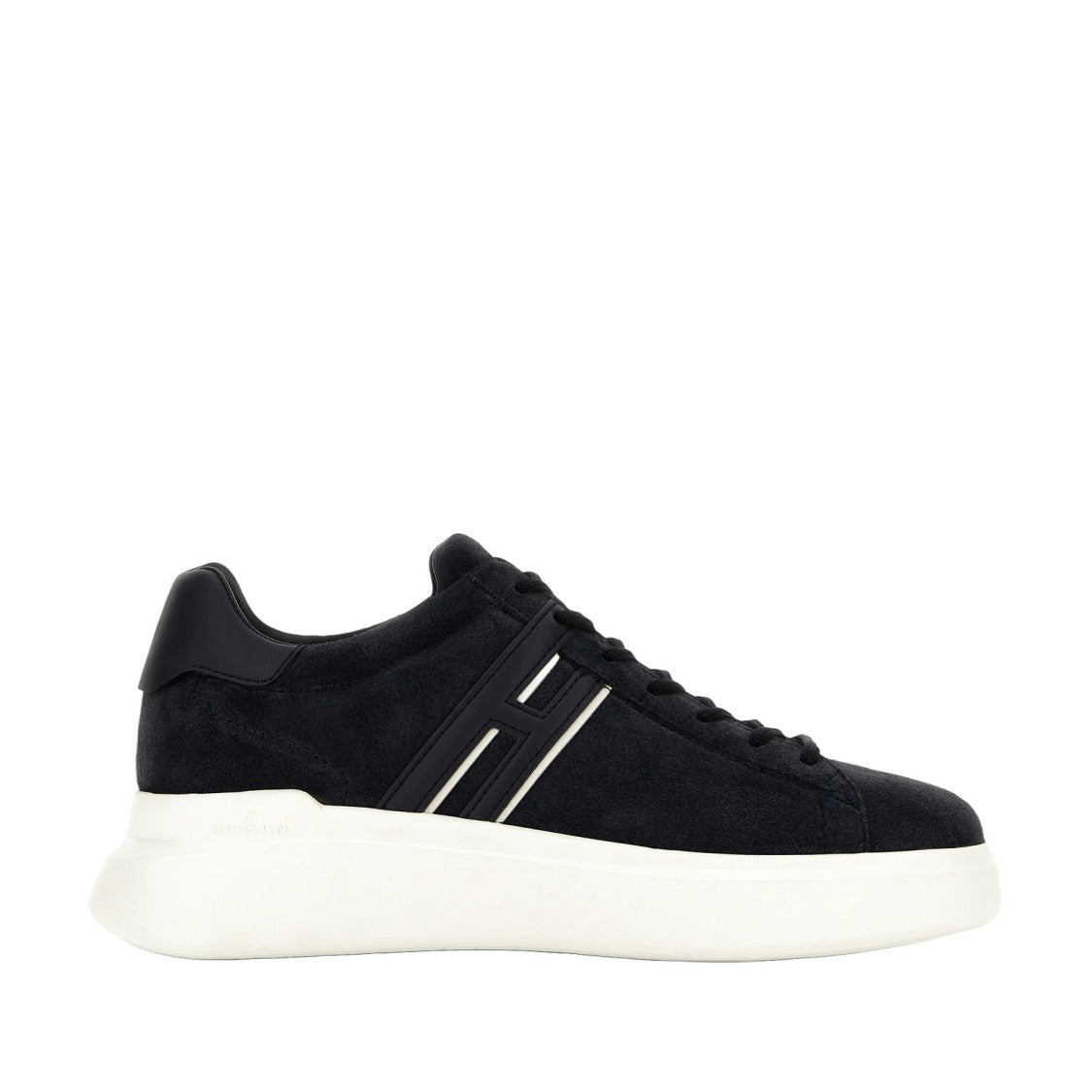 Hogan Lace-Up Sneakers With Suede Upper