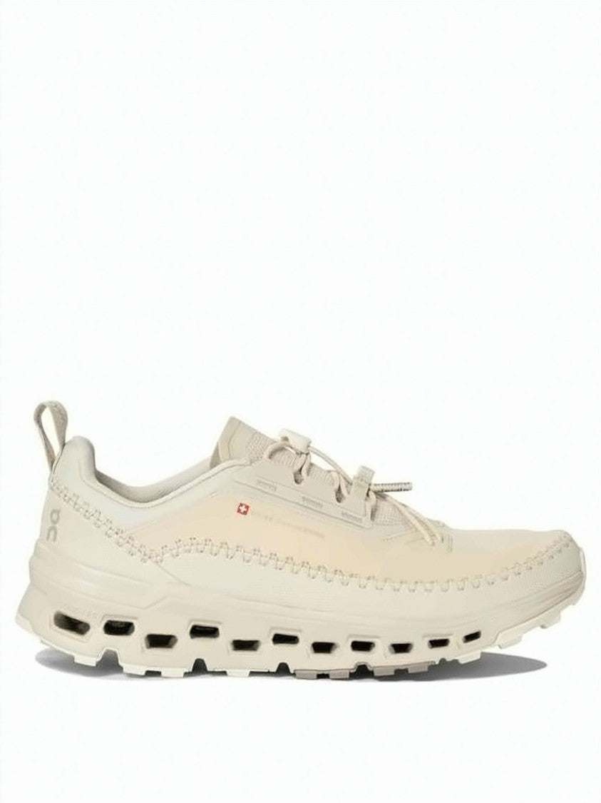 On Running White Recycled Polyester Cushioned Sole Sneakers