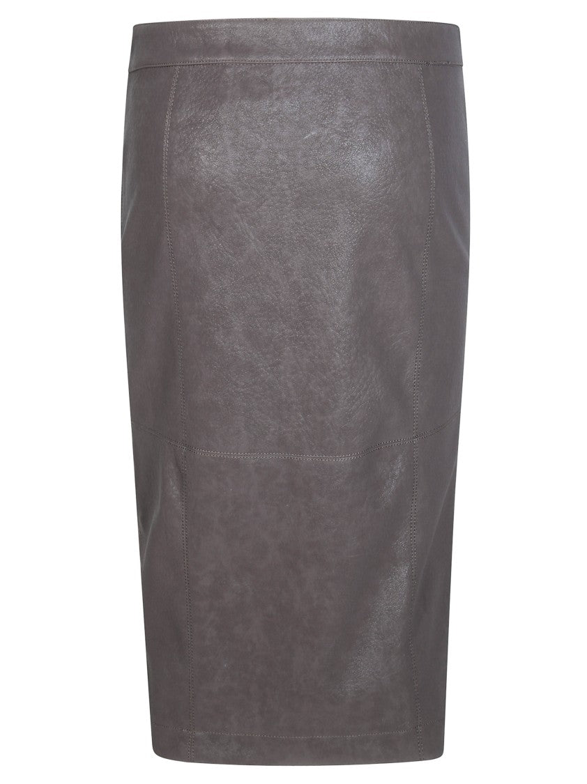Pinko Montiano Straight Zip Midi Skirt