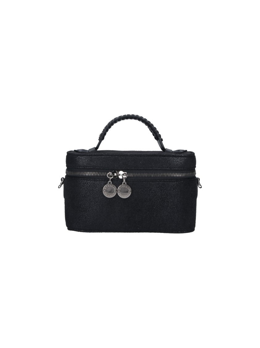 Stella Mccartney Black Falabella Fabric Vanity Bag