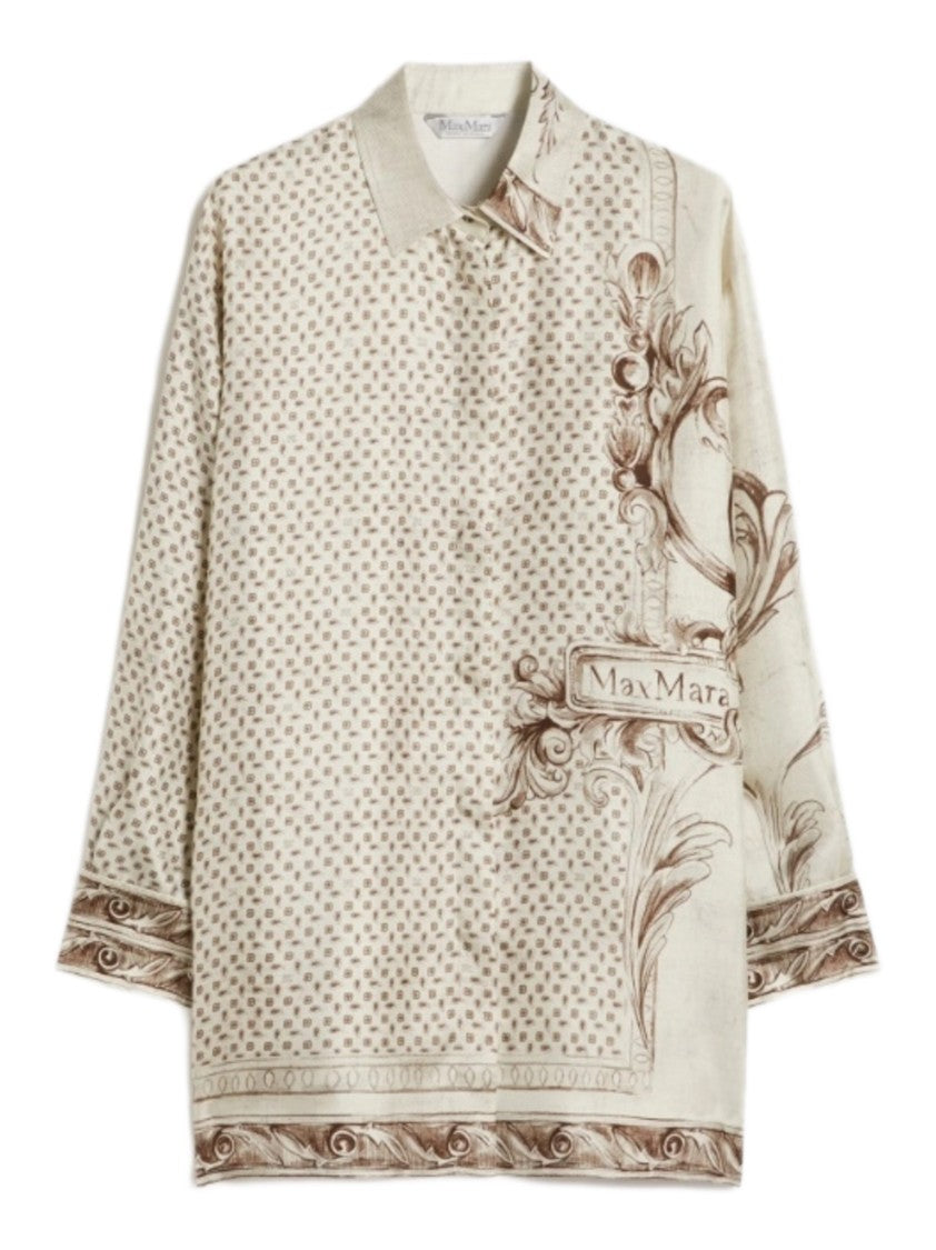 Max Mara Ivory Relaxed Fit Shirt