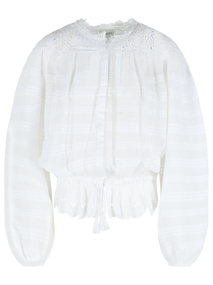 Isabel Marant Étoile 'Polly' White Cotton Shirt