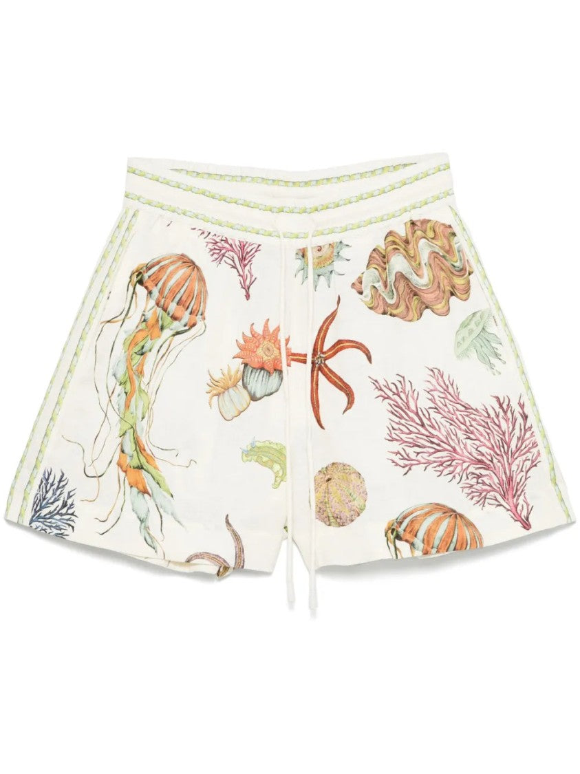 Alemais Light Beige Shorts