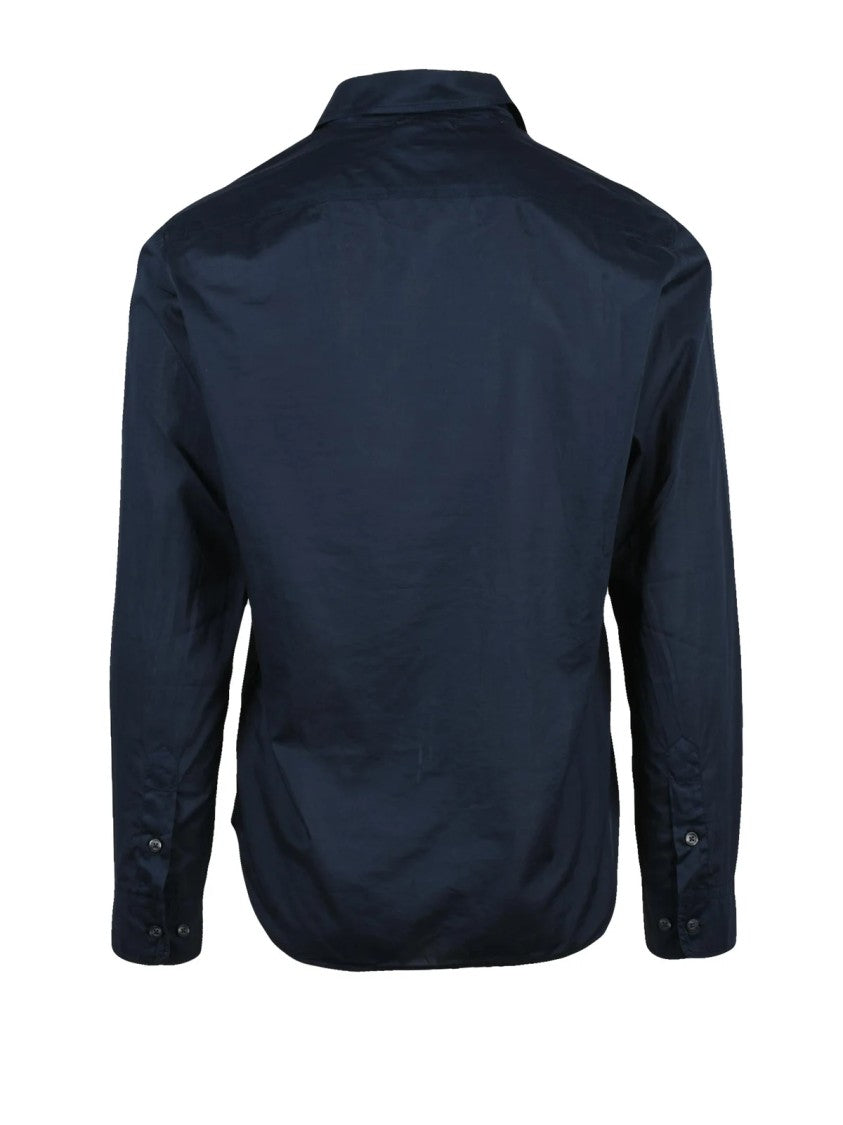 C.P. Company Midnight Blue Cotton Men Shirt