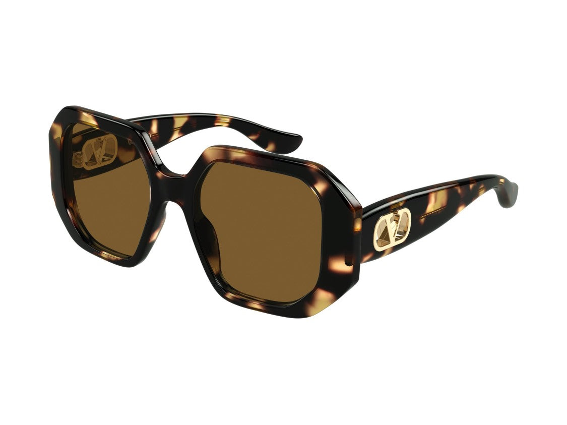 Valentino Vg0003sa Tortoiseshell Oversized Geometric Square Sunglasses