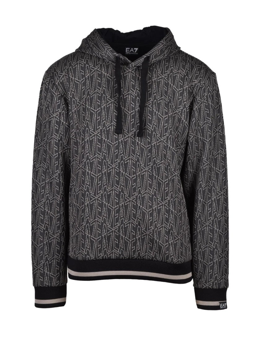 Ea7 Emporio Armani Hooded Sweatshirt - Grey
