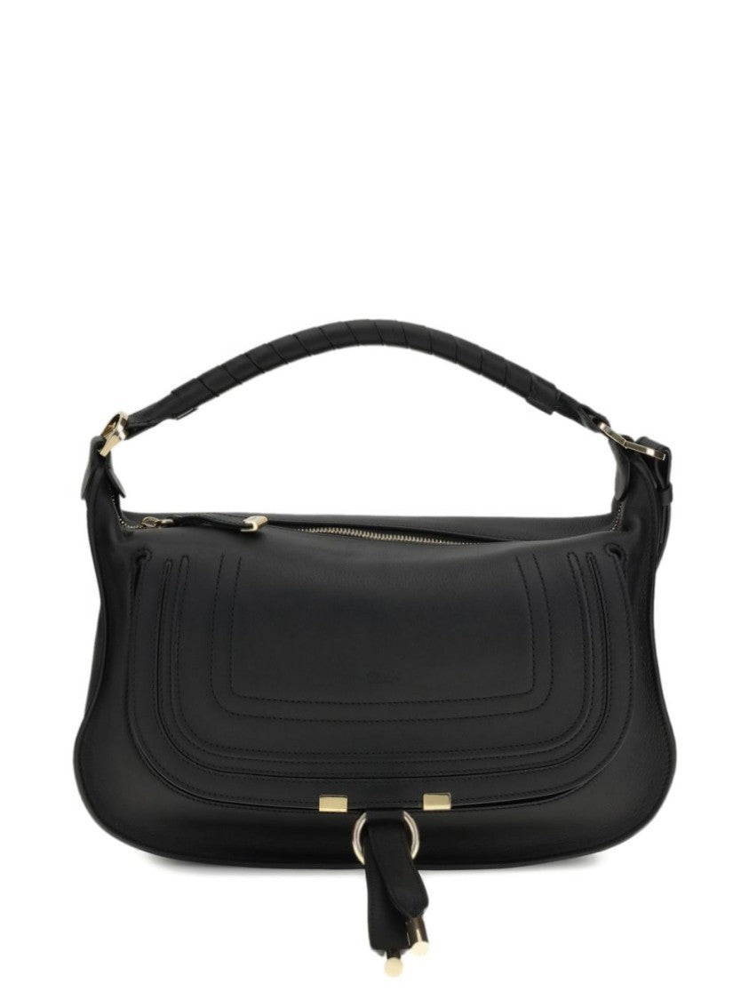 Chloé Sleek Elongated Structured Leather Shoulder Bag