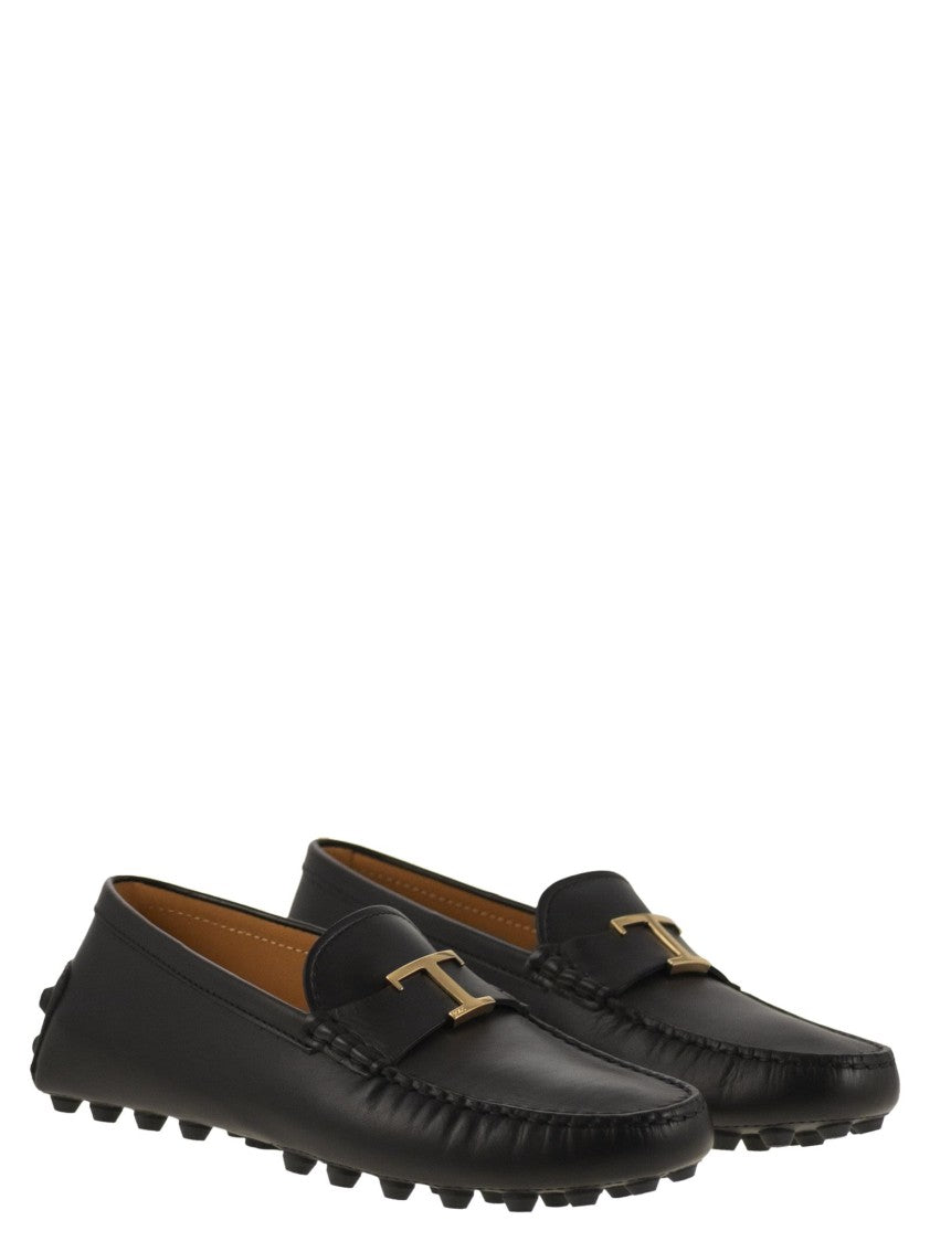 Tod's Bubble T Timeless Leather Flats