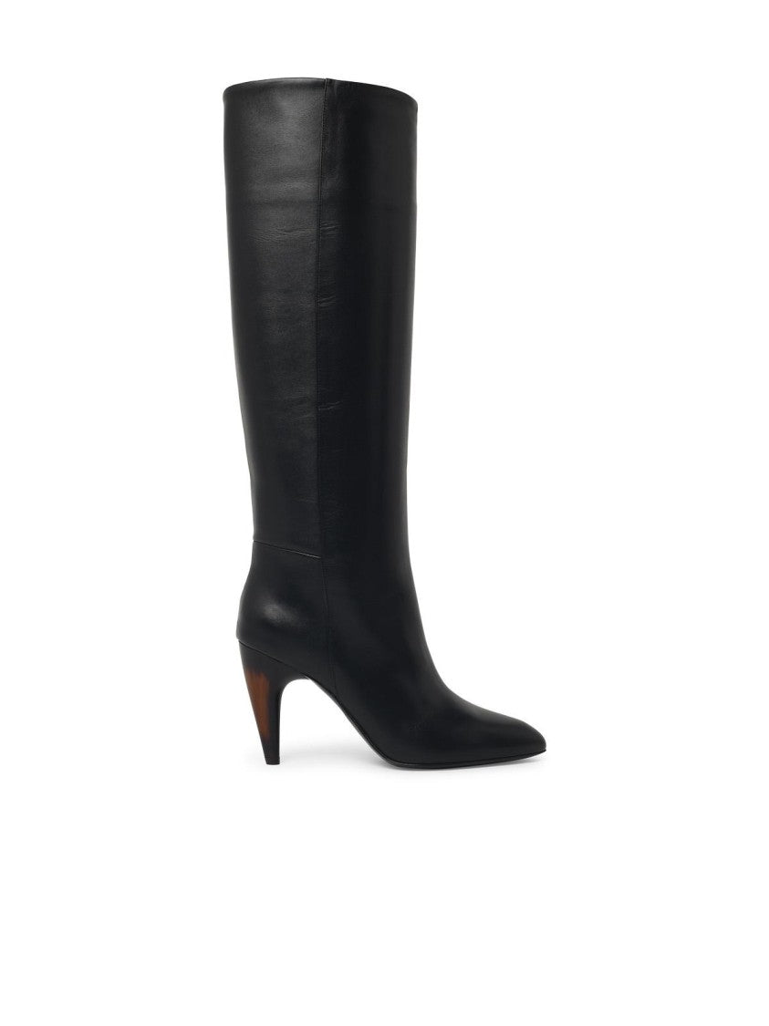 Isabel Marant 'Jany' Black Leather Boots