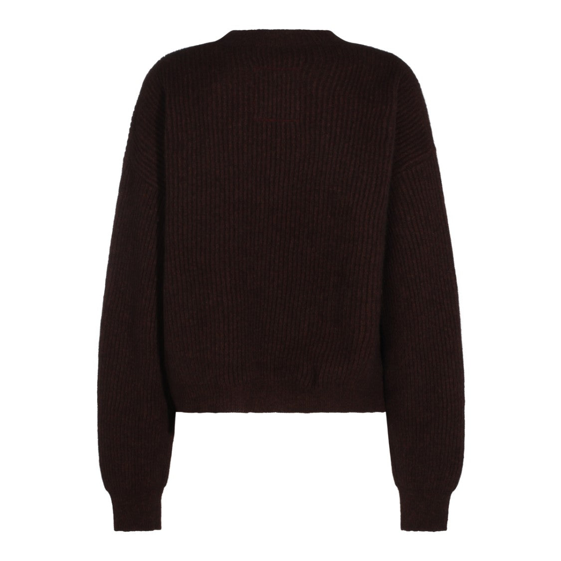 Uma Wang Ribbed Knit Crew Neck Sweater