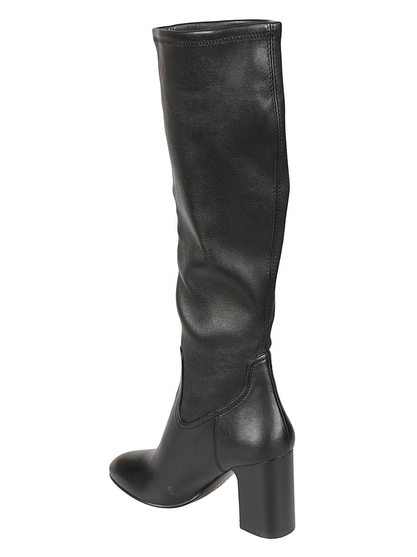 Stuart Weitzman Mulberry Stretch Knee-High Nappa Leather Boots