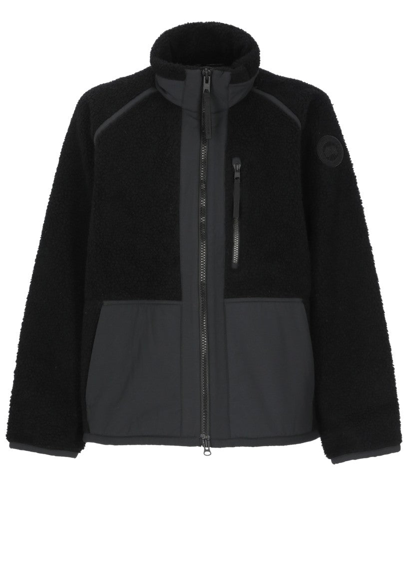 Canada Goose Short Padded Fleece Jacket With Functional Pockets