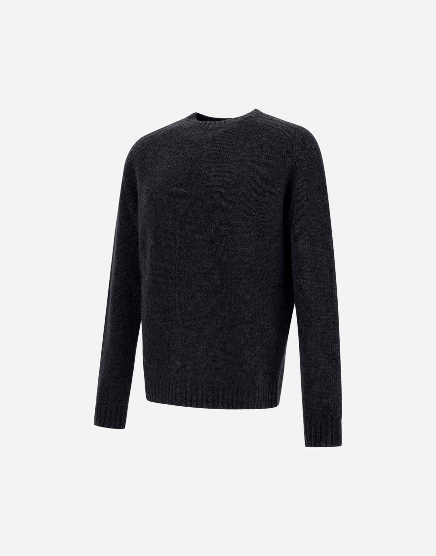 Herno Classic Blue Wool Sweatshirt