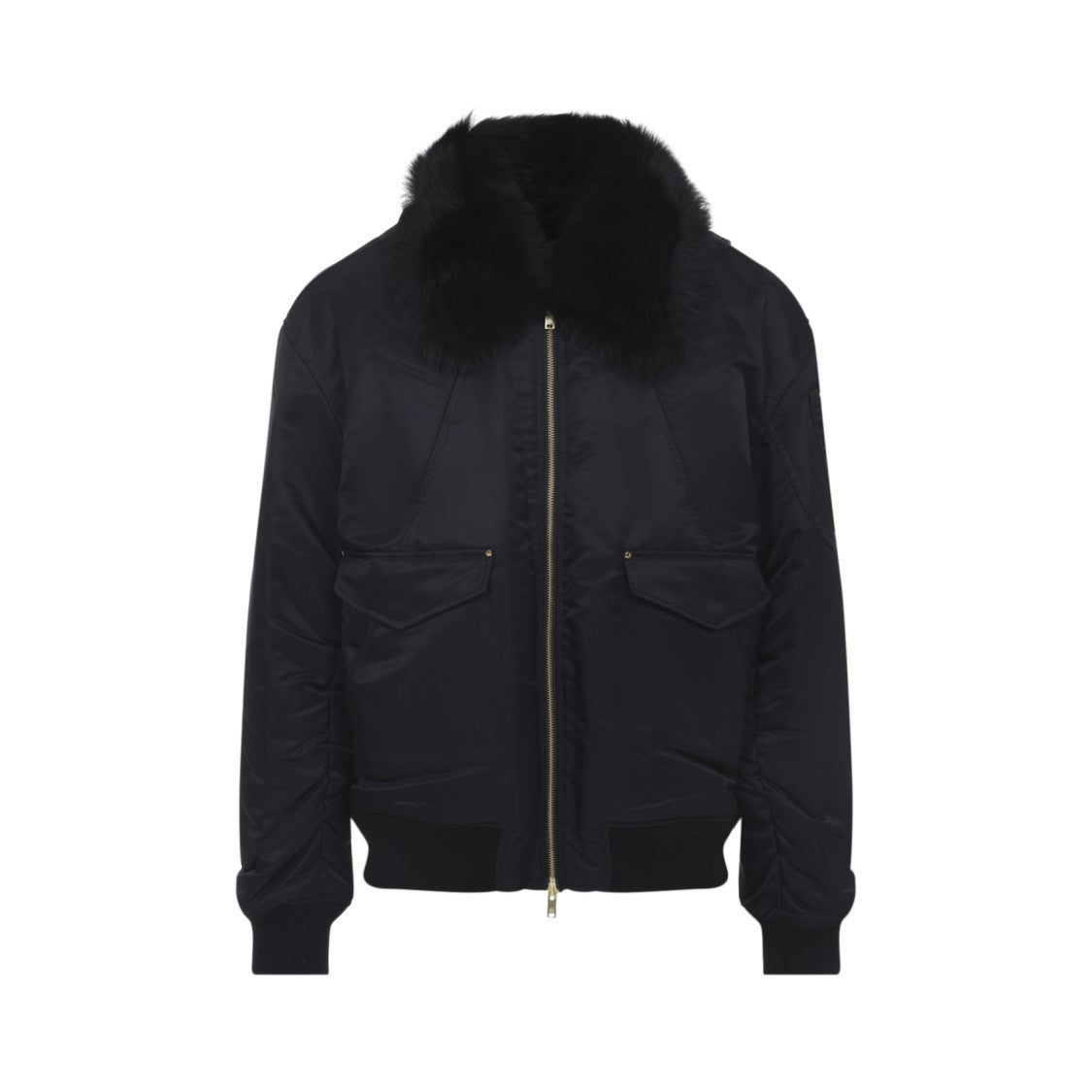 Moose Knuckles Lugo Gold Bomber Jacket