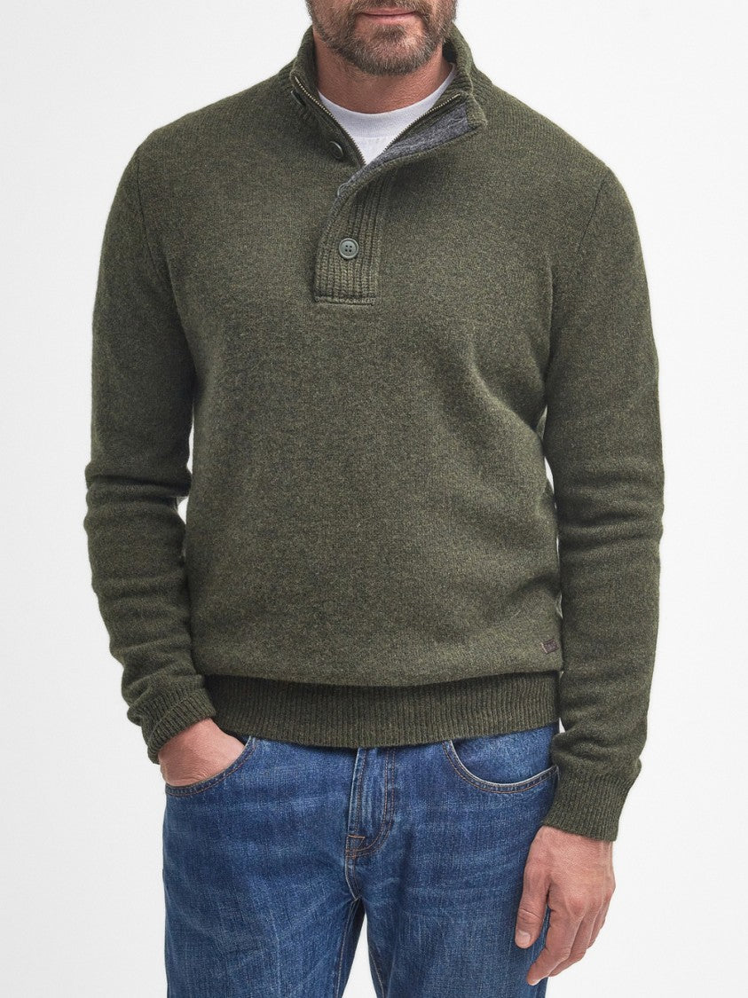 Barbour Essential Patch Half Zip Sweater