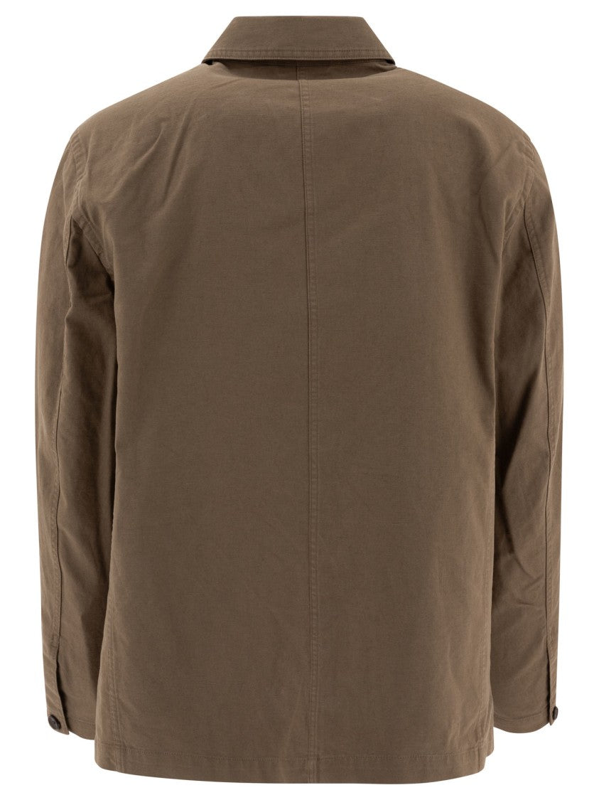 Vince Cotton And Linen Utility Jacket