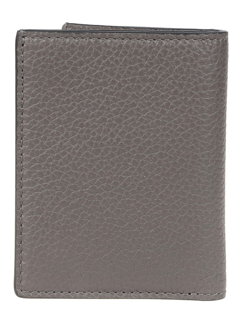 Tom Ford T Line Folding Textured Calf Leather Cardholder