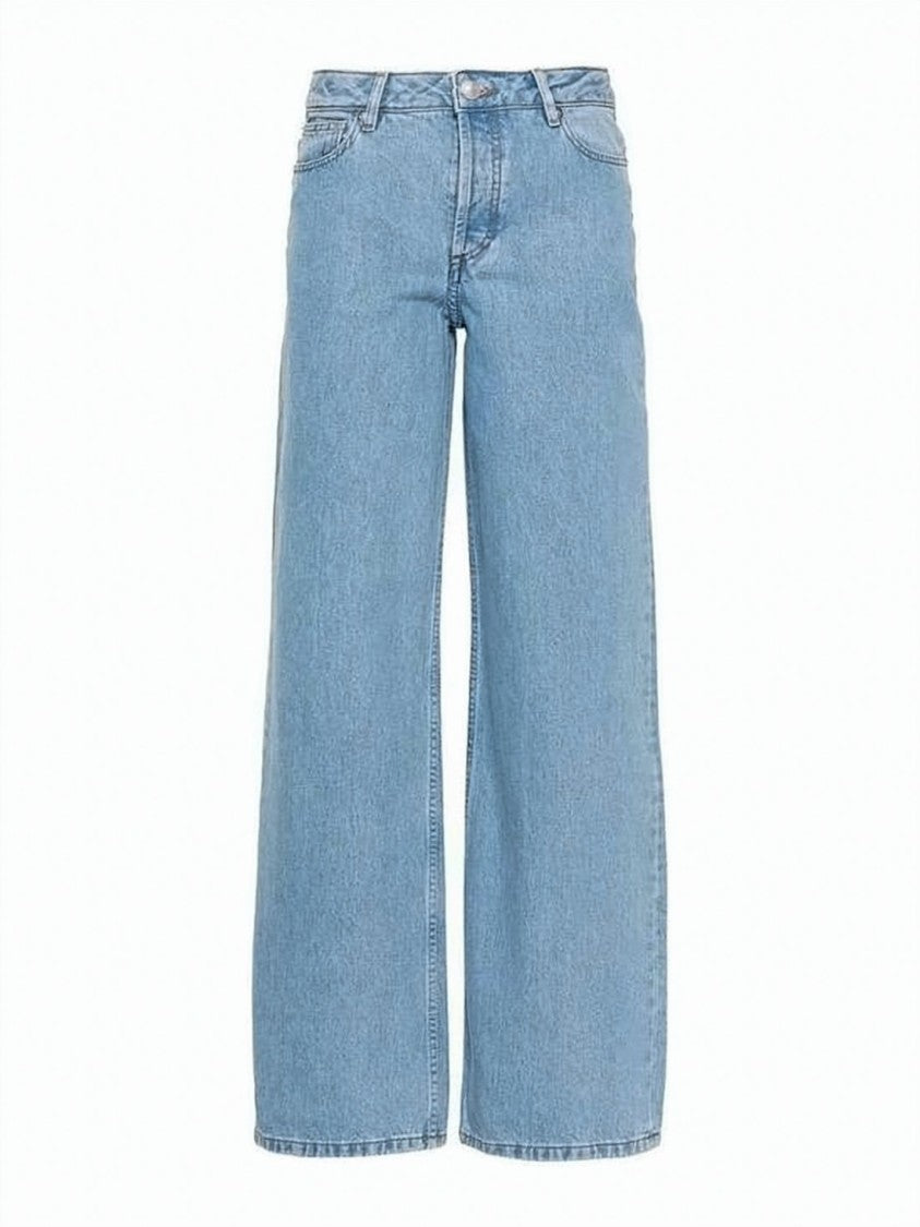 A.P.C. High-Waist Cropped Wide-Leg Denim Pants