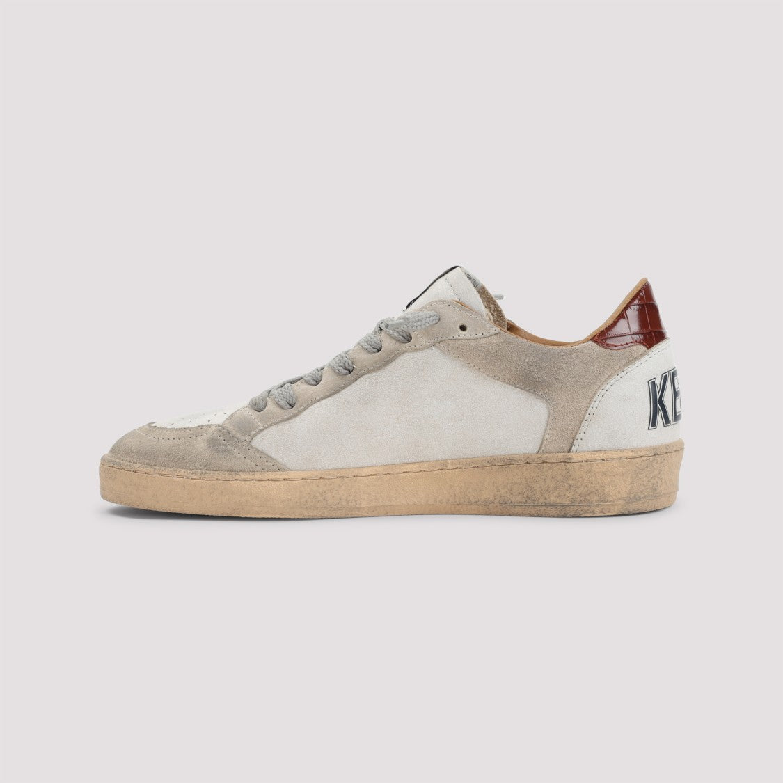 Golden Goose White Cow Leather Ballstar Sneakers