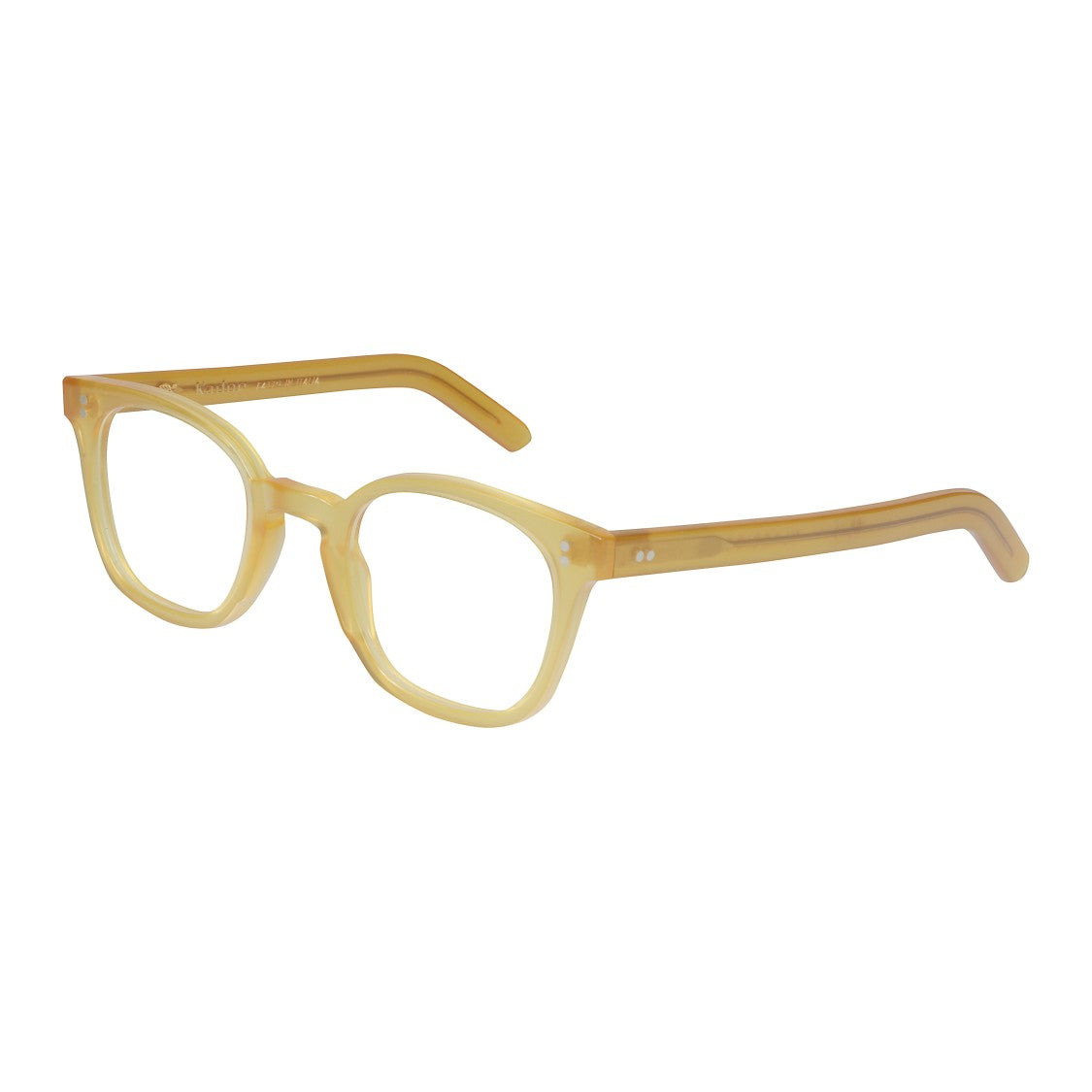Kador Klassiko Translucent Yellow Square Frame Eyeglasses