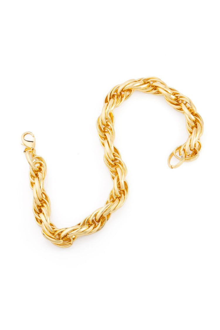 Federica Tosi Lace Rose 18K Gold Plated Bronze Metal Necklace