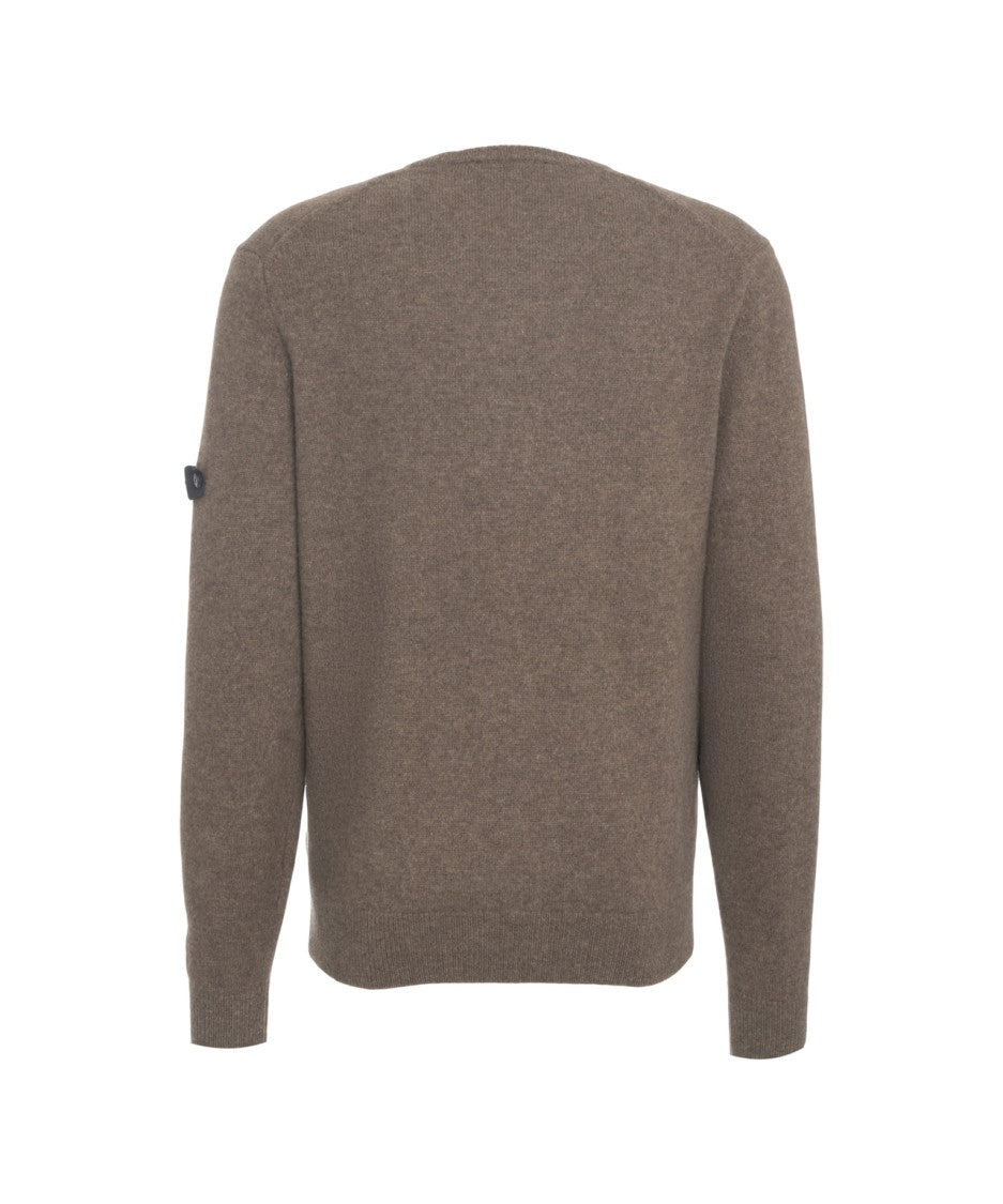 Peuterey Classic Round Neck Wool Sweater