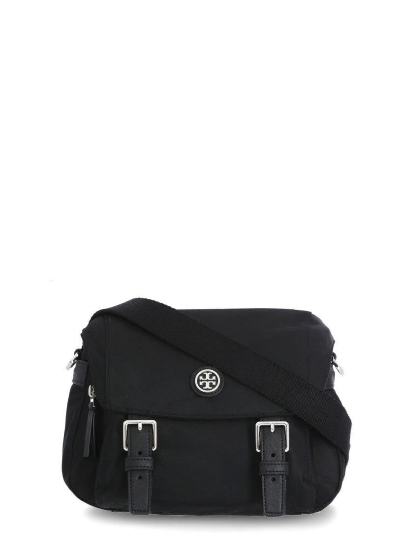 Tory Burch Black Small Virginia Messenger Shoulder Bag