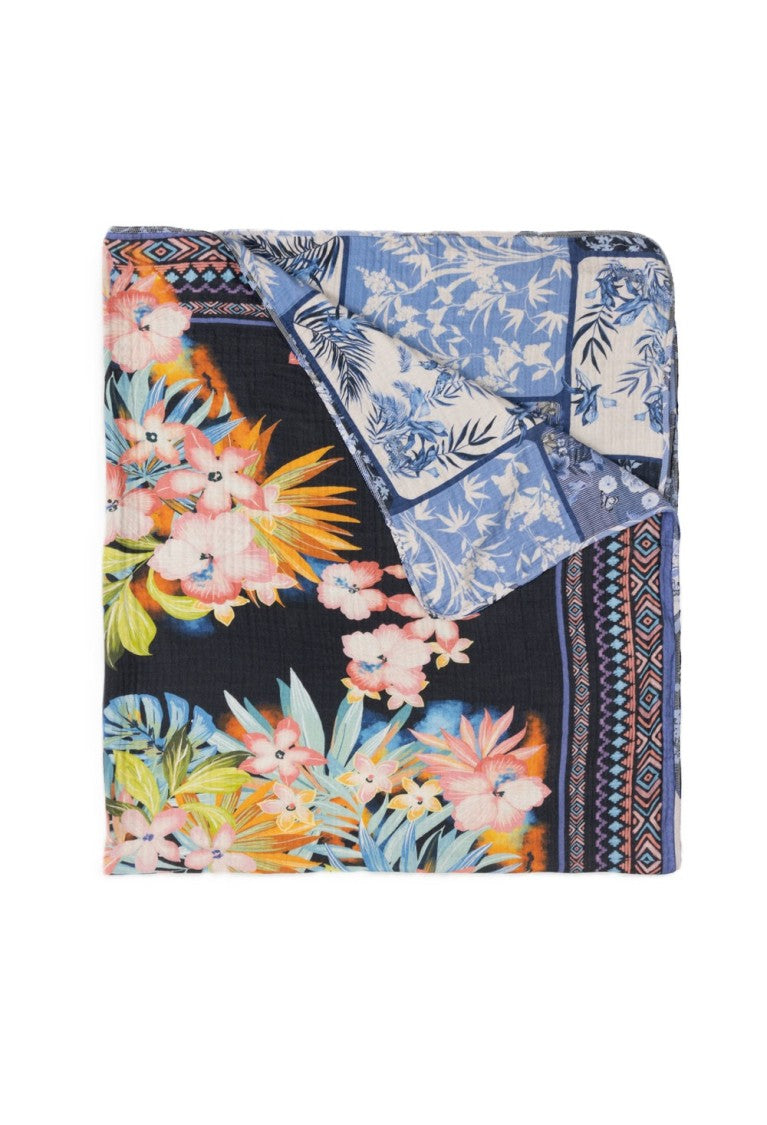 Johnny Was Moanuh Gauze Blanket - H12424-4