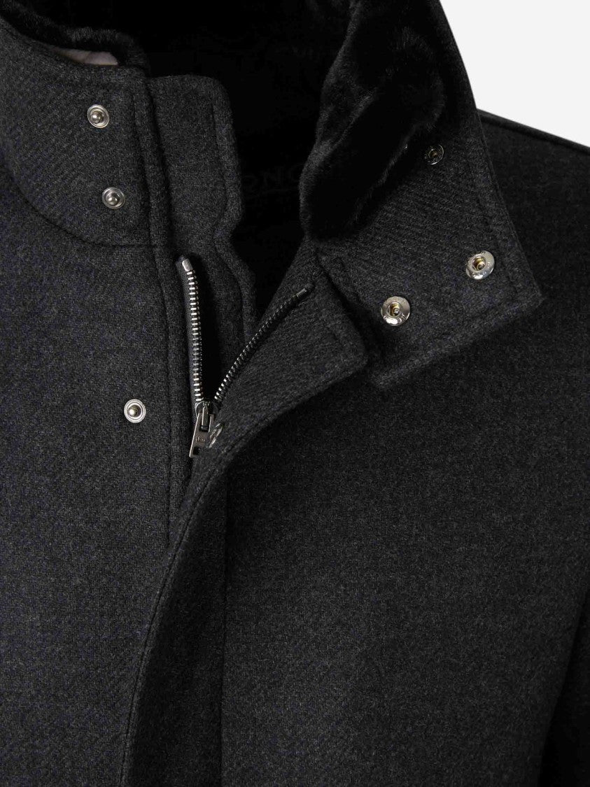 Herno Men's High Collar Coat