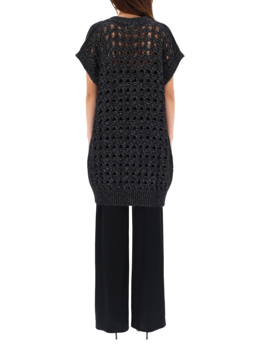 Herno Vest With Perforated Workmanship