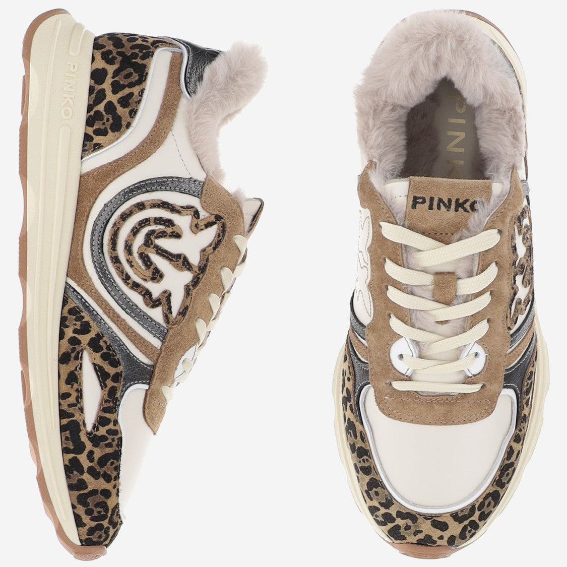 Pinko Zoe 01 Leather Sneakers
