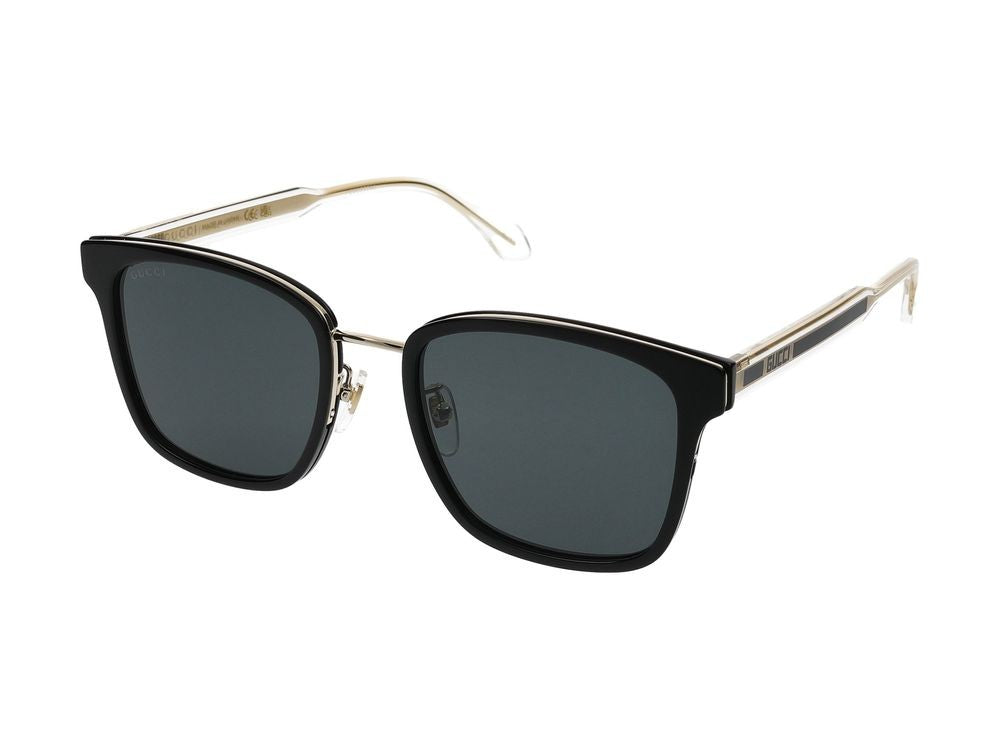 Gucci Sunglasses Gg0563skn 001 Black Crystal Grey 55/21/150